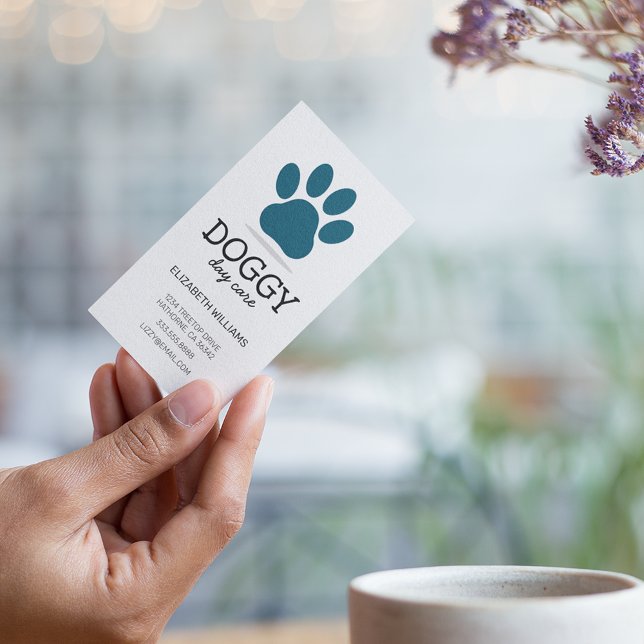 Doggy Day Care | Dog Walker | Pet Sitter Business Card (Creator Uploaded)