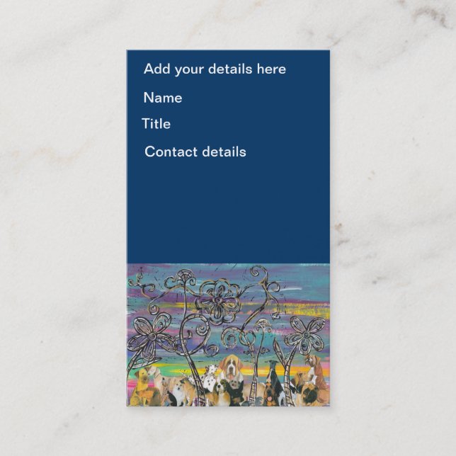 Doggy Days Business Cards (Front)