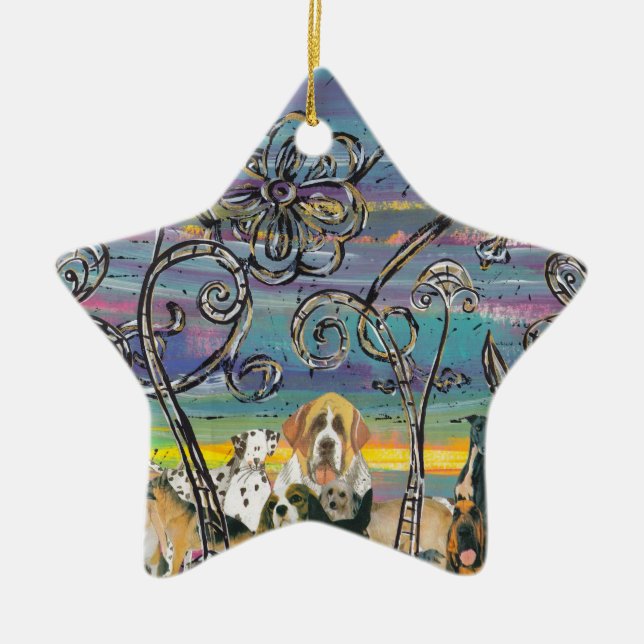 Doggy Days Ornament (Front)