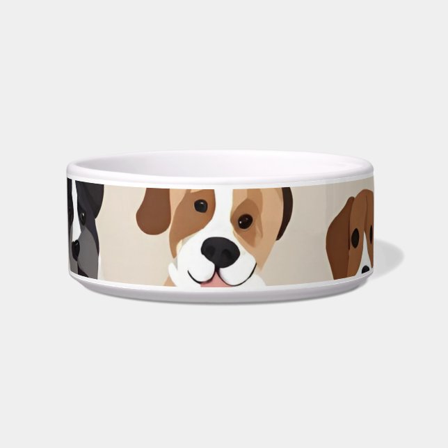 Doggy Faces Bowl (Front)