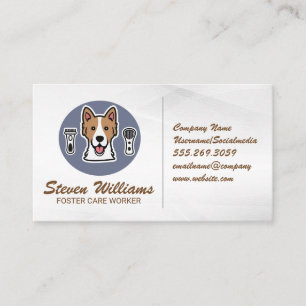 Doggy Groomer Animals Services Business Card