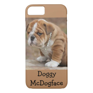 Doggy McDogface English Bulldog iPhone 8/7 Case