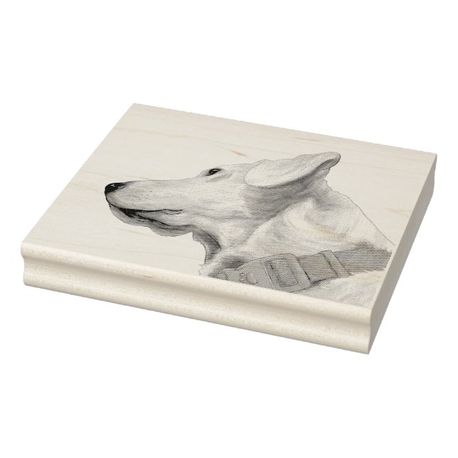 Doggy Painting Rubber Stamp (Stamp)