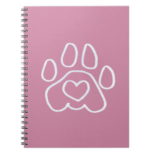Doggy Paw For Dog Pals Notebook