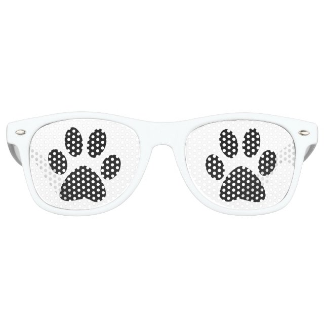 Doggy Paws Black Retro Sunglasses (Front)