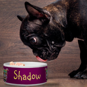 Doggy sugar skull bowl - customisable