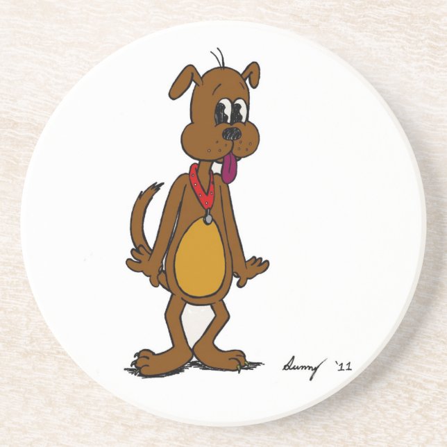 Doggy Toon Coaster (Front)