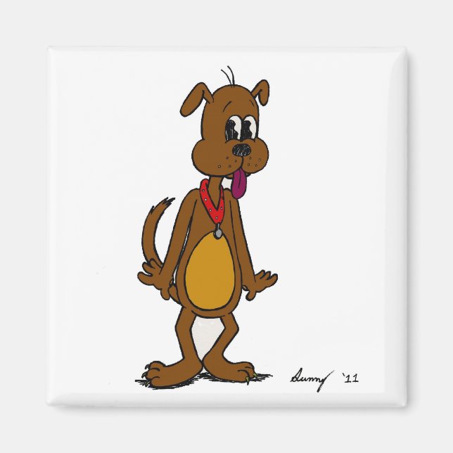 Doggy Toon Magnet (Front)