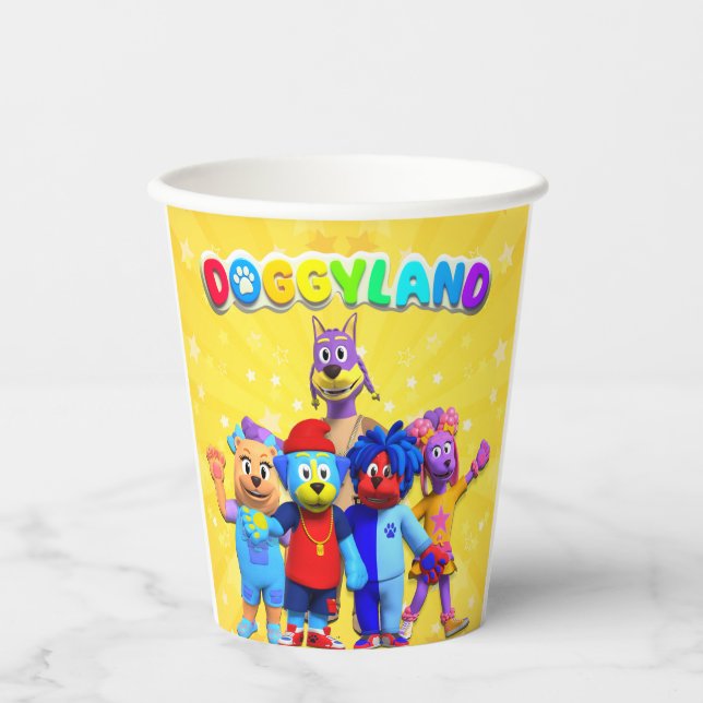 Doggyland Paper Cups (Front)