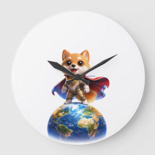 DOGI Hero – Save The World Large Clock