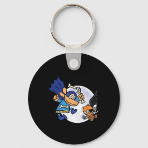Dogman And Cat Essential For Kid  Key Ring