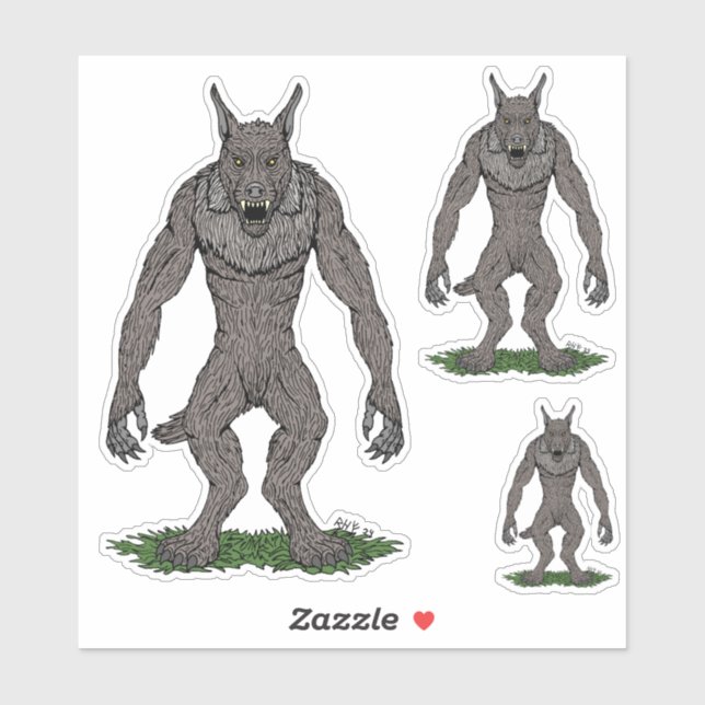 Dogman Cryptid or Werewolf (Sheet)