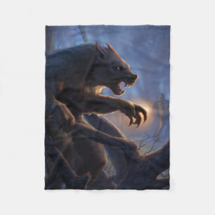 Dogman of Michigan Fleece Blanket