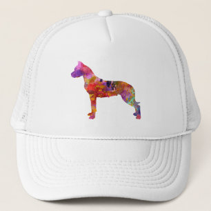 Dogo Argentino 01 in watercolor-2 Trucker Hat