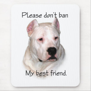 Dogo Argentino Anti-BSL Mouse Mat