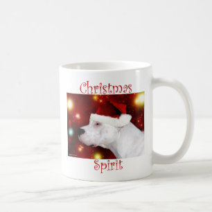 Dogo Argentino Christmas Spirit Coffee Mug