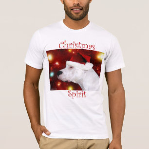 Dogo Argentino Christmas Spirit T-Shirt
