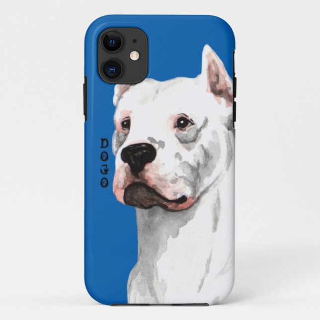 Dogo Argentino Colour Block Case-Mate iPhone Case (Back)