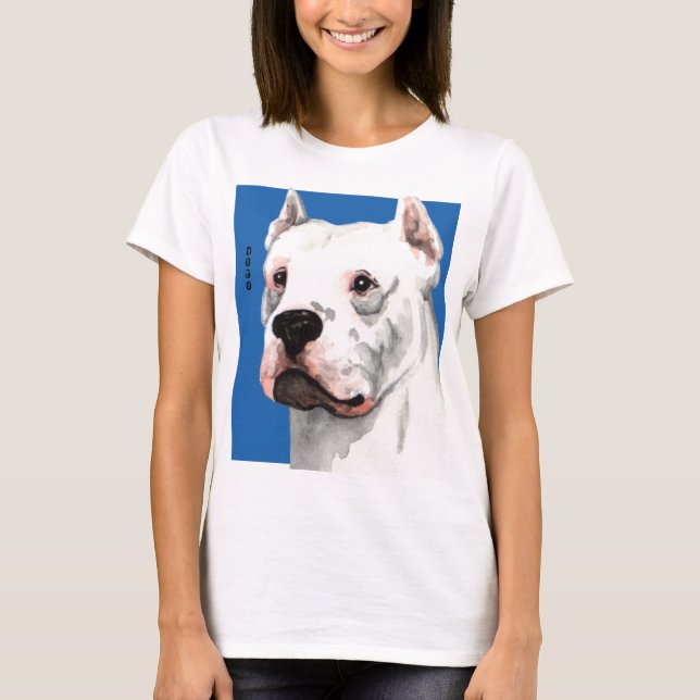 Dogo Argentino Colour Block T-Shirt (Front)