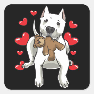 Dogo Argentino Dog Owner Gift Idea Square Sticker