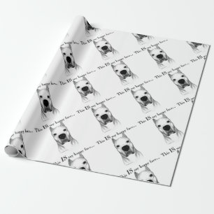Dogo Argentino Happy Face Wrapping Paper