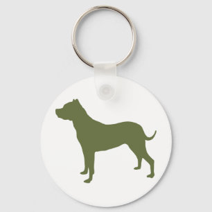 Dogo Argentino Key Ring