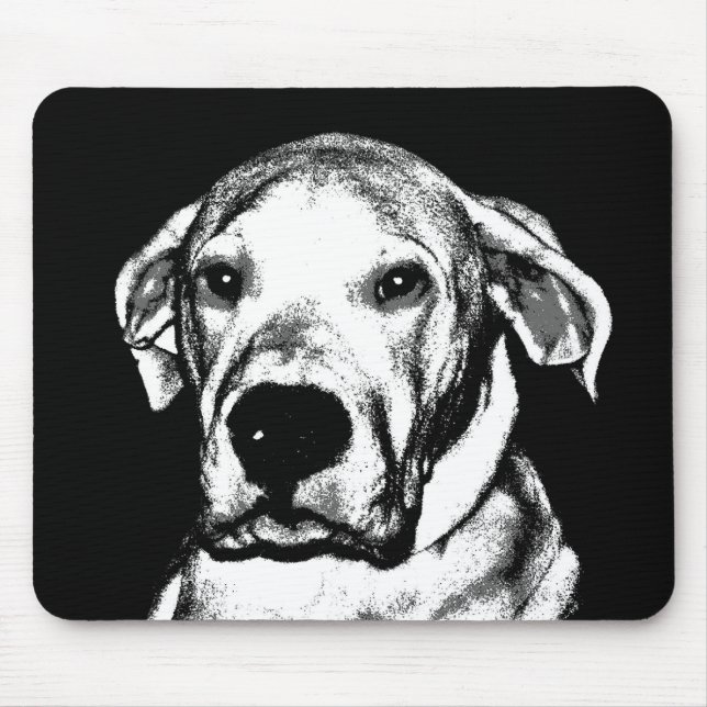 Dogo argentino mousepad (Front)