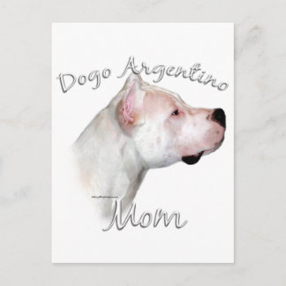 Dogo Argentino Mum 2 Postcard