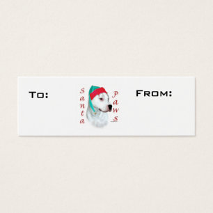 Dogo Argentino Paws Gift Tags