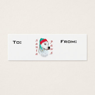 Dogo Argentino Paws Gift Tags