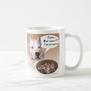Dogo Argentino Turkey Coffee Mug