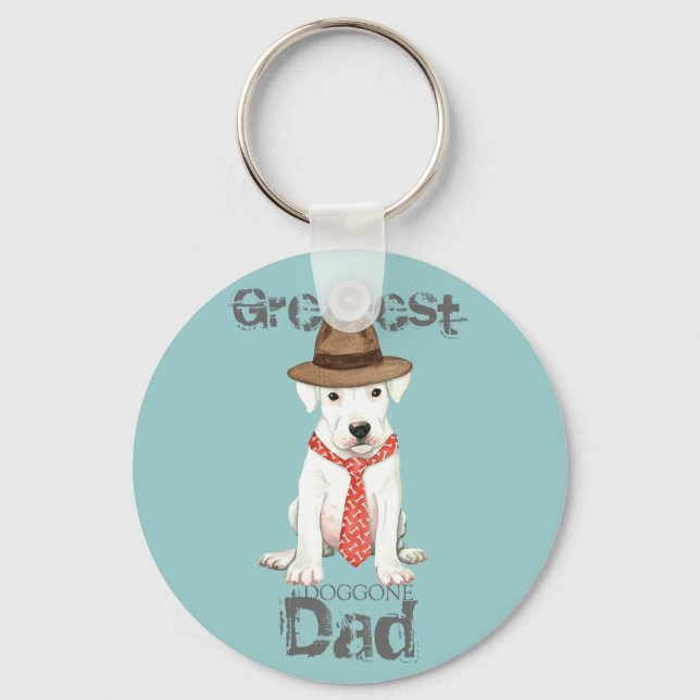 Dogo Dad Key Ring (Front)