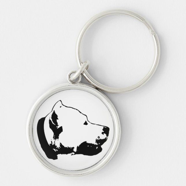 Dogos Premium Round Keychain (Front)