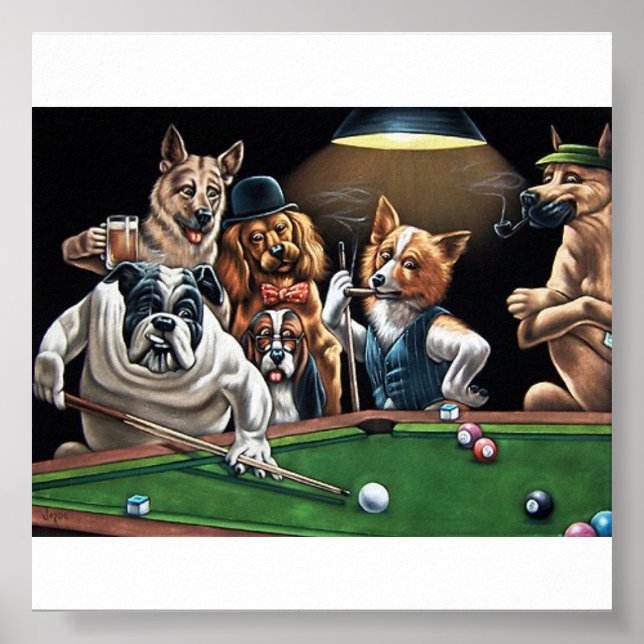 dogs%20playing%20poker22 poster (Front)
