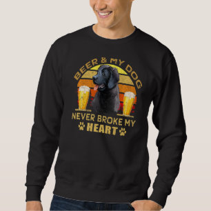 Dogs 365 Beer & Newfoundland Dog Never Broke My He Sweatshirt