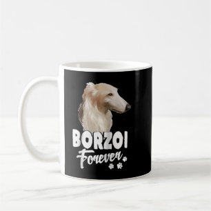 Dogs 365 Dogs 365 Borzoi Forever Cute Dog Lover Gi Coffee Mug