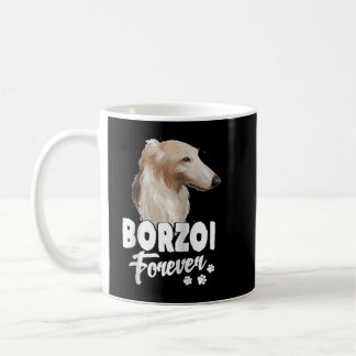Dogs 365 Dogs 365 Borzoi Forever Cute Dog Lover Gi Coffee Mug