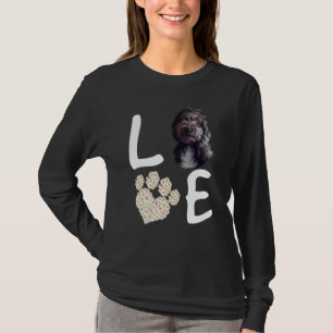 Dogs 365 Love Lagotto Romagnolo Dog Paw Pet Rescue T-Shirt