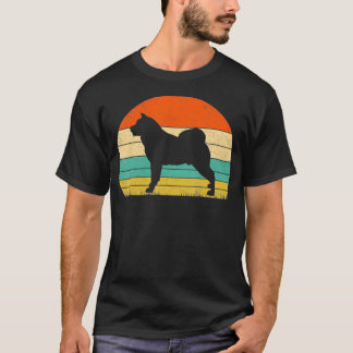 Dogs 365 Retro Akita Dog Vintage Style  T-Shirt