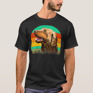 Dogs 365 Retro Chesapeake Bay Retriever Dog Vintag T-Shirt