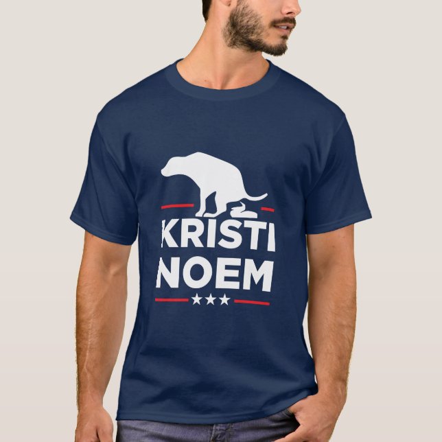 Dogs Against Kristi Noem T-Shirt (Front)