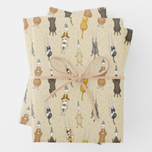 Dogs Allowed Wrapping Paper Sheet