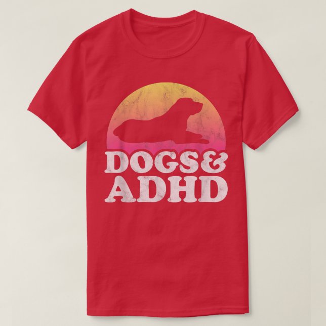 Dogs and ADHD Men's or Women's Dog 561 T-Shirt (Design Front)
