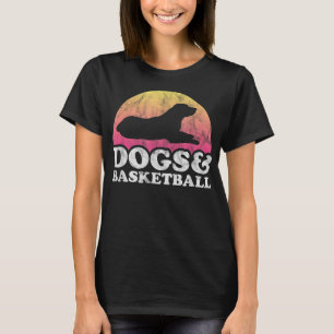 Dogs and Basketball Men or Women Dog T-Shirt