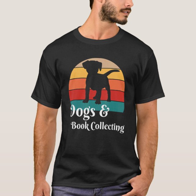 Dogs and Book-Collecting T-Shirt (Front)
