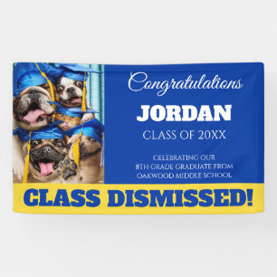 Dogs and Cat Grads in Photo Booth Banner
