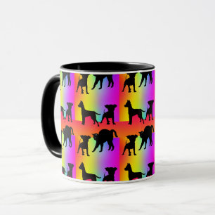 Dogs And Cats + Colours  Mug