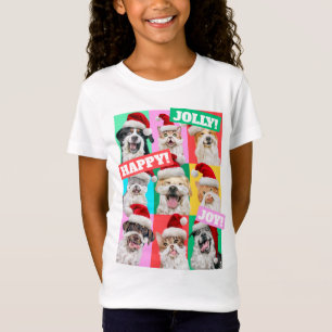 Dogs and Cats with Santa Beard T-Shirt