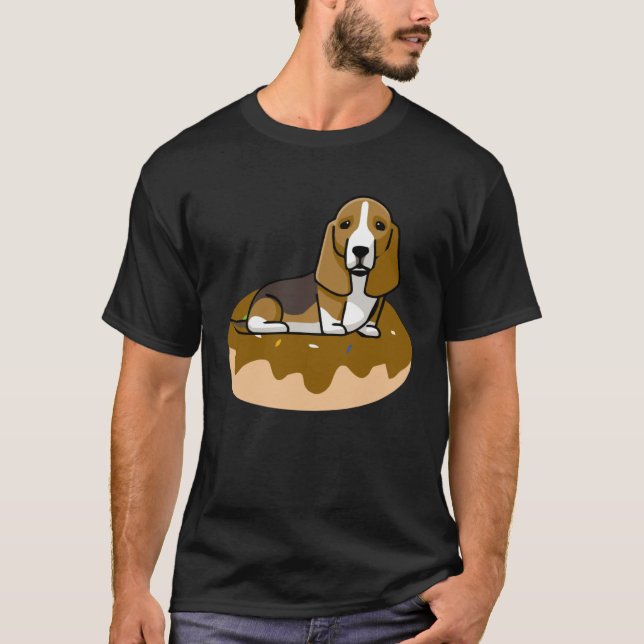 Dogs And Donuts Dog  For Women Men Love Dog T-Shirt (Front)