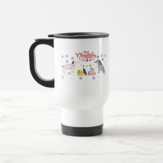 Dogs and Gifts Merry Christmas Travel Mug